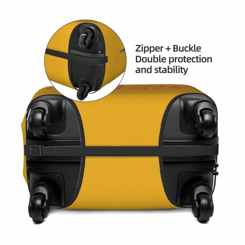 Kustom foto kustom Logo sarung bagasi lucu kustom DIY cetak pelindung koper penutup cocok untuk 18-32 inci