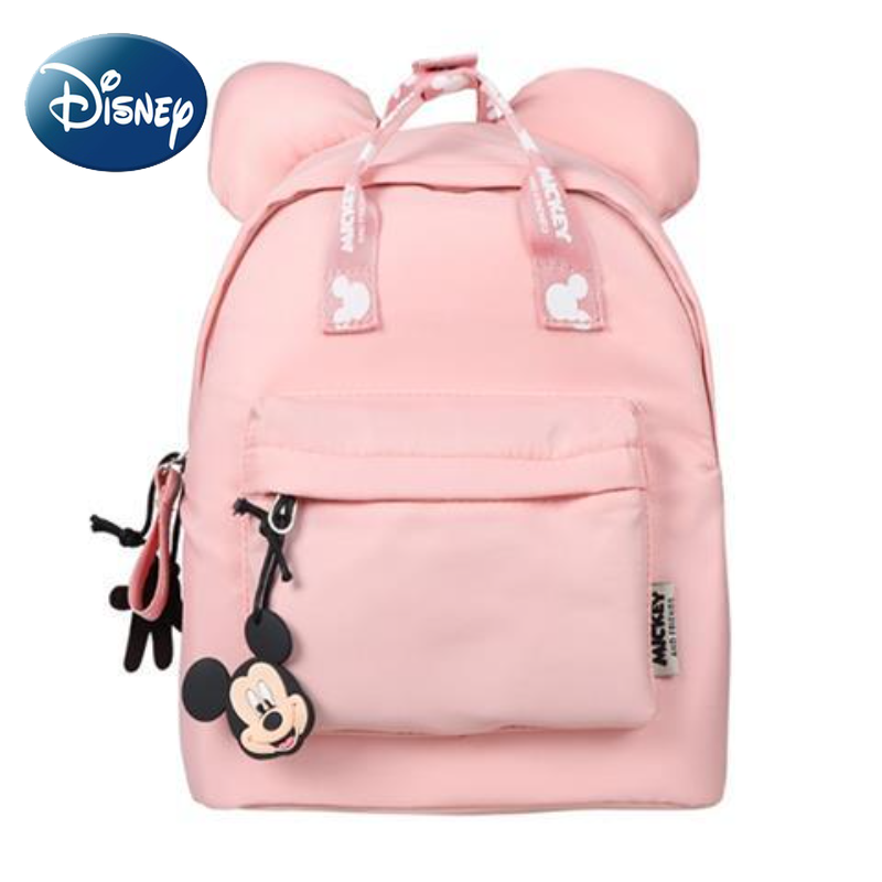 MINISO tas ransel Mickey Mouse untuk balita, tas ransel Mini tas sekolah pelajar taman kanak-kanak, tas punggung kartun lucu untuk anak balita laki-laki dan perempuan