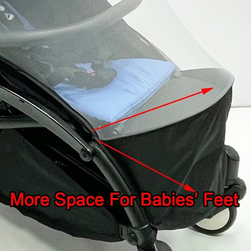 Baby Stroller Acessórios, Bumper Bar, Leg Rest, Mosquito Net para Babyzen YOYO e YOY2, Footrest e Handguard Bugs Net, Fit YOYA