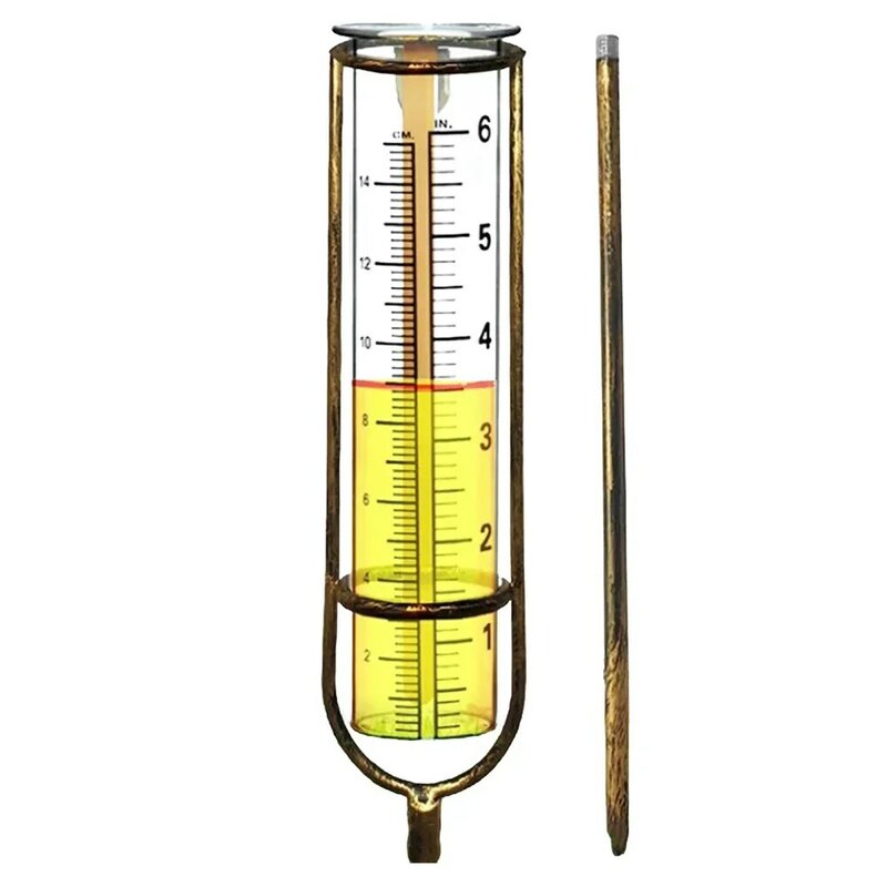 Medidor de lluvia a prueba de congelación, herramientas de medición, tubo de repuesto para exteriores, Patio, jardín con labio, medidor de lluvia a prueba de grietas Eas