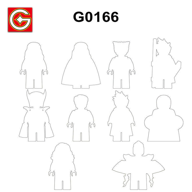 ของเล่นตัวต่อ G0166ฮีโร่ไอรอนหมาป่าสำหรับเด็กผู้ชายปริศนาของขวัญวันเกิดสำหรับเด็ก