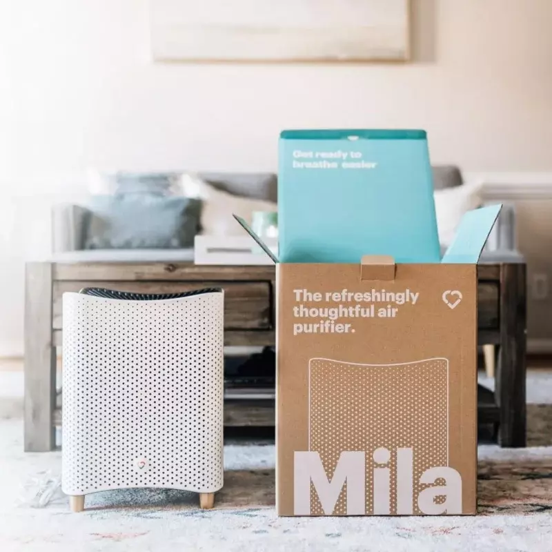 Mila Air Purifier for Large Room | Ultrafine Particle   |Mama-to-Be  | Hospital Grade H14 HEPA | VOCs Odo