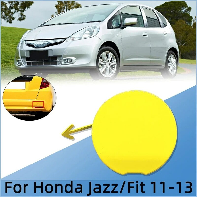 Задний бампер, буксировочный крючок, буксировочная накладка, крышка для Honda Jazz/ Fit GE GE6 GE8 2011 2012 2013 71504-TF0-900, крышка прицепа, украшение