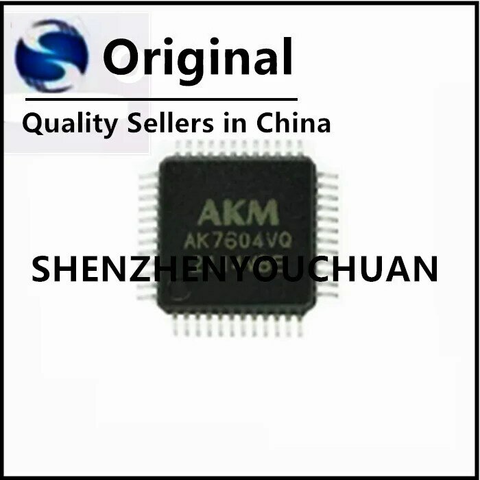 Chipset AK7604VQ AK7604 LQFP-48 IC, nuevo y Original, 1-100 unidades