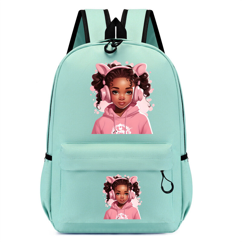 귀여운 배낭 유치원 책가방, 귀여운 어린이 가방, 귀여운 블랙 소녀 학생 책가방, 여행 가방