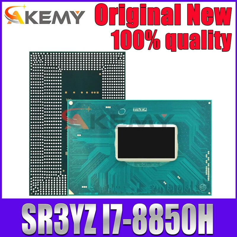 100% новый I7 8850H SR3YZ I7-8850H центральный процессор BGA чипсет
