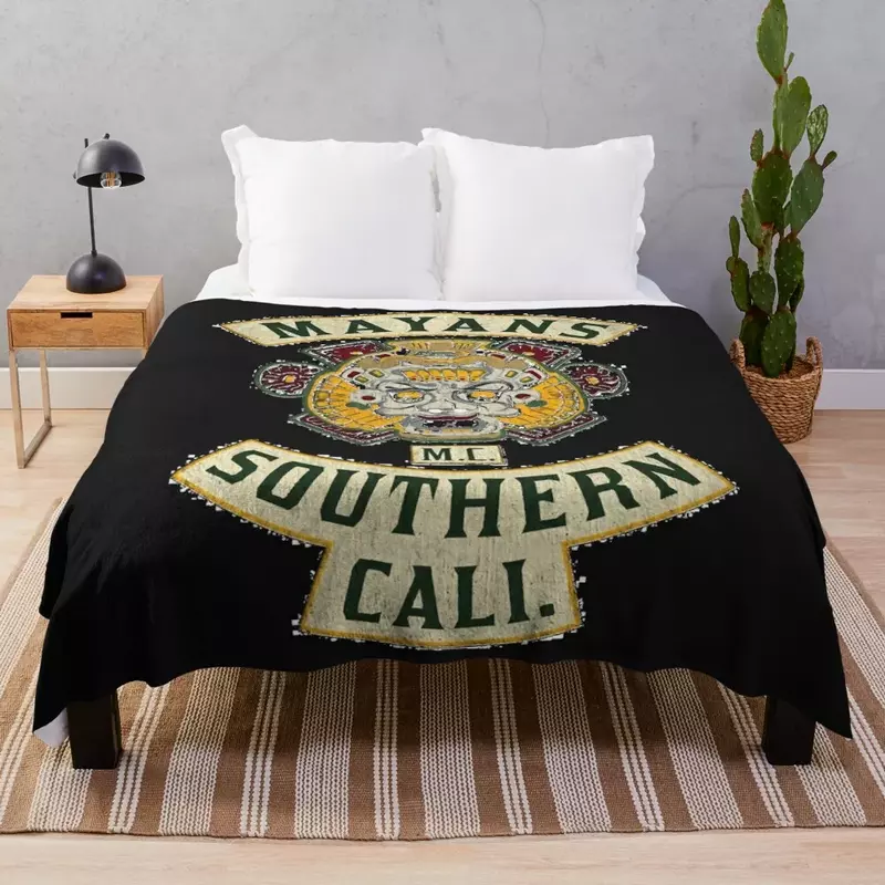 Mayans ผ้าห่มโยนผ้าห่มสำหรับเตียงตกแต่งเตียงผ้าห่มโยน