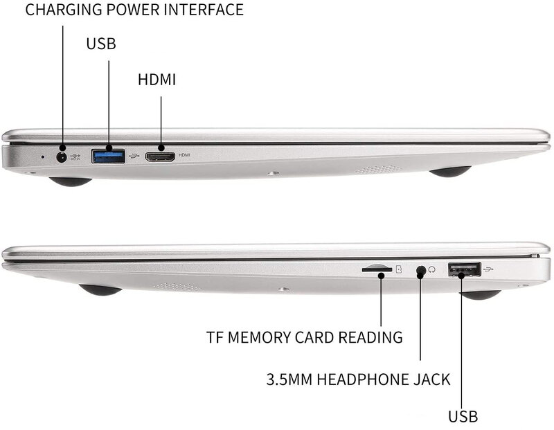 ธุรกิจราคาถูกโน้ตบุ๊คคอมพิวเตอร์แล็ปท็อป Windows 10เน็ตบุ๊ก Gaming 11.6/14.1นิ้ว Intel Celeron N4020 6GB RAM 64GB EMMC HDMI