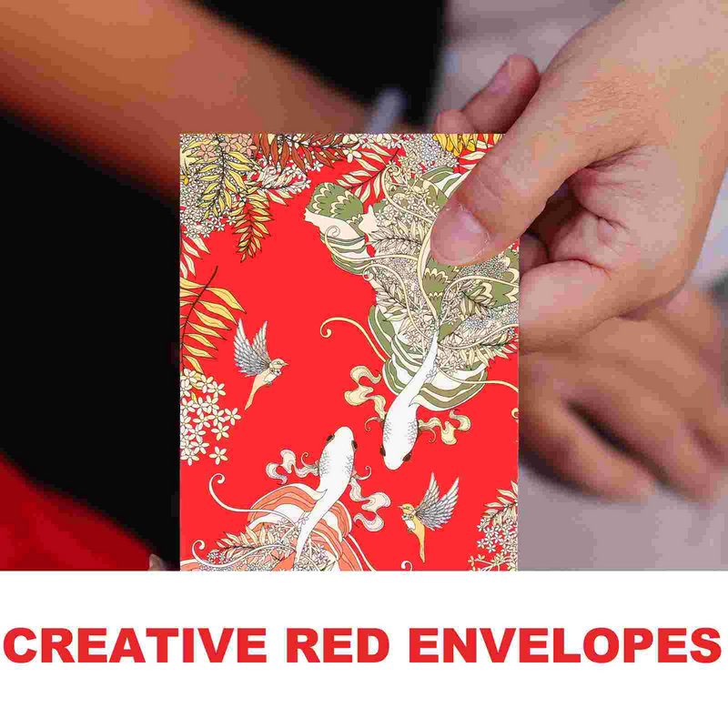 일본 패턴 빨간 봉투 선물 현금 패킷 장식 봉투 돈 가방, 행운의 20 개