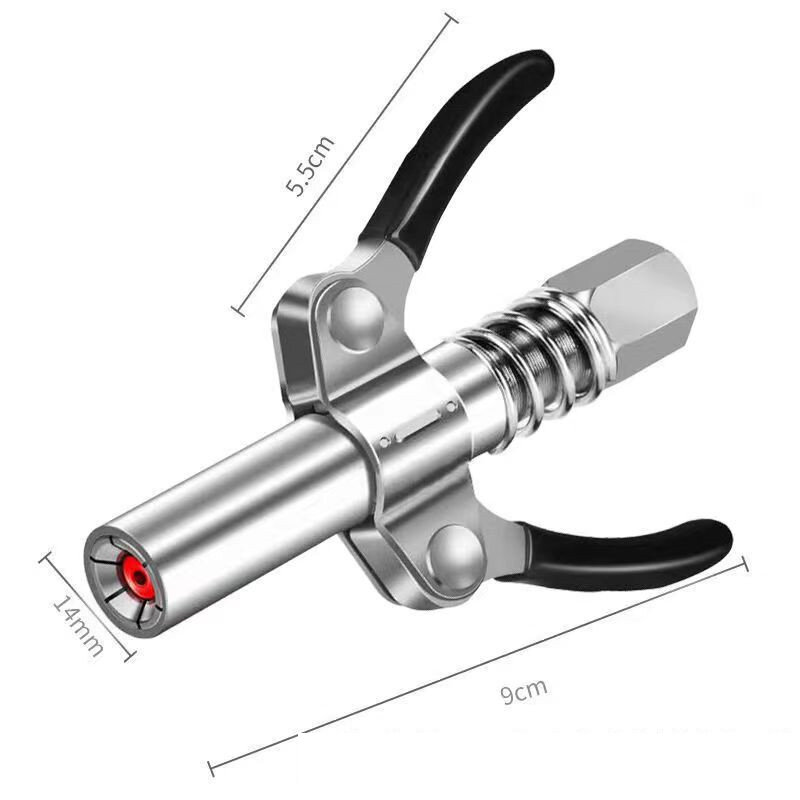 Grease Gun Coupler 10000 PSI NPTI/8 High Pressure Grease Nozzle Oil Pump Car Syringe Lubricant Tip Repair Accessories Lubricant