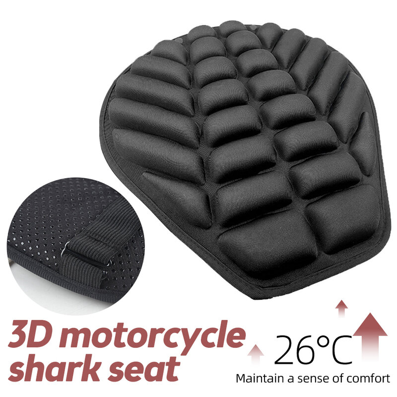 New Motorcycle Seat Cover Air Pad Motorcycle Air Seat Cushion Cover Pressure Relief Protector Universal Motorcycle Gel Seats
