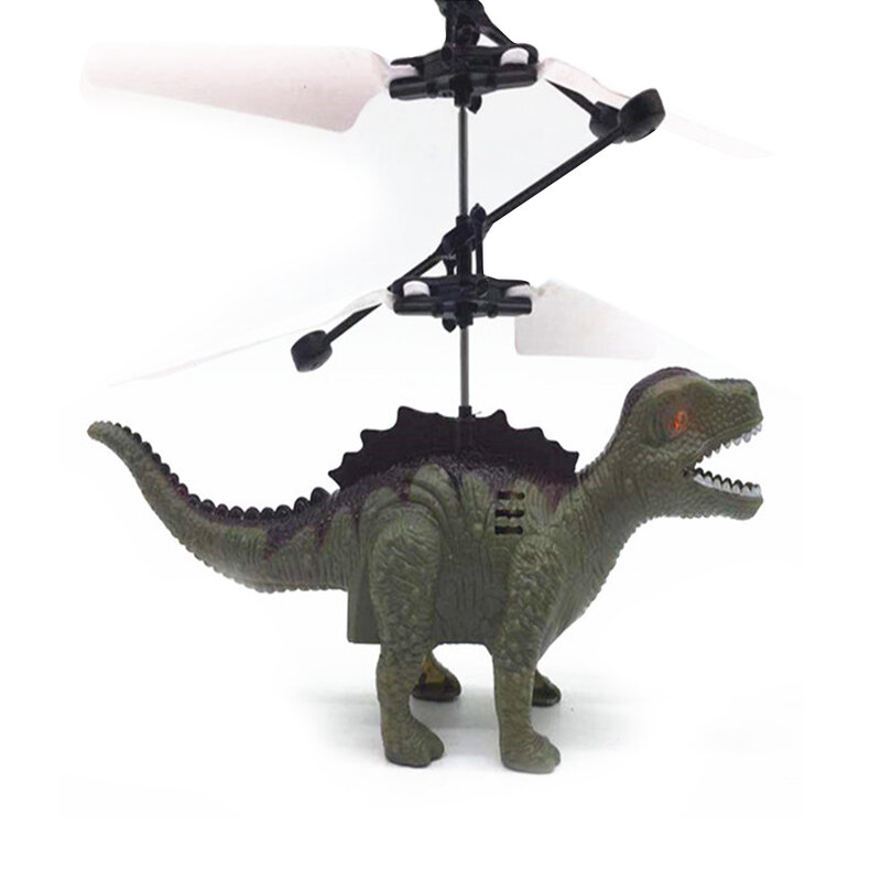 ديناصور شكل تحلق لعبة عالية الجودة USB قابلة للشحن هليكوبتر للأطفال والمبتدئين