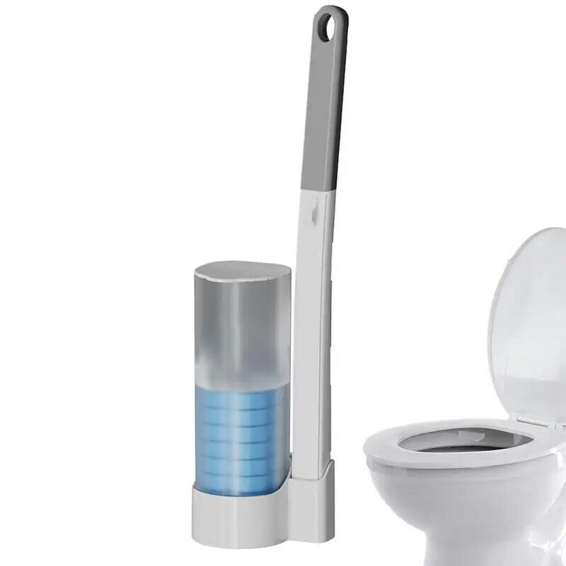 Muszla klozetowa szczotka oddychająca długi uchwyt przenośny uchwyt na toaletę gospodarstwa domowego 360 stopni toaleta wc muszla klozetowa akcesoria domowe szczotka
