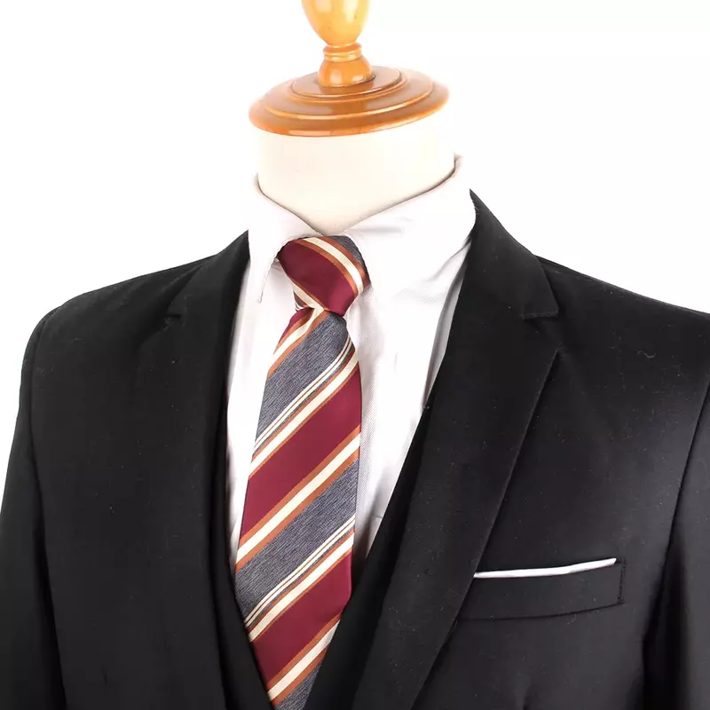ربطة عنق منسوجة مخططة للرجال والنساء ، روابط شريطية من الجاكار ، ربطة عنق للزفاف ، موضة رفقاء العريس ، هدايا جيدة