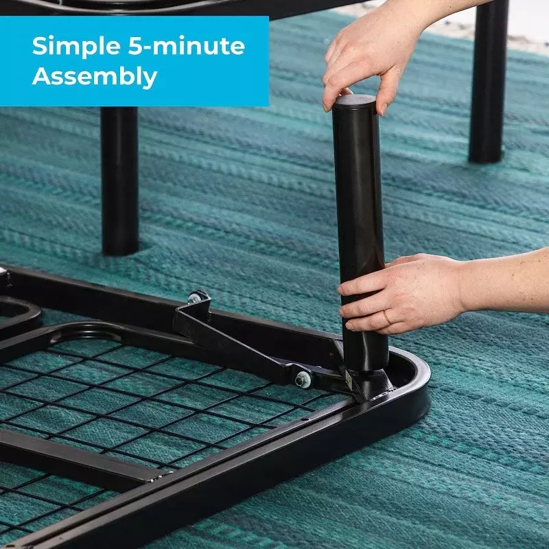 Linenspa Adjustable Bed Frame - Independent Head and Foot Incline - Powerful Quiet Motor - Easy Tool Free Assembly - Lounging -