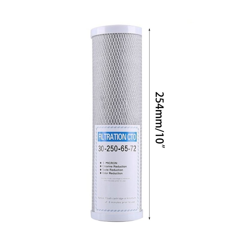2023 New 3 Pieces Water Filter Universal 10 inch CTO Water Filter Cartridge Suitable for Household and Business Applications