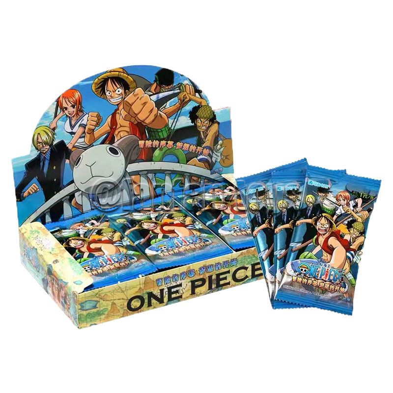 Tarjetas de una pieza para niños, Chopper, Buzz, Luffy, TCG, Colección comercial rara, tarjeta de AnimeCharacter, juguetes de regalo, 5/25/50 piezas