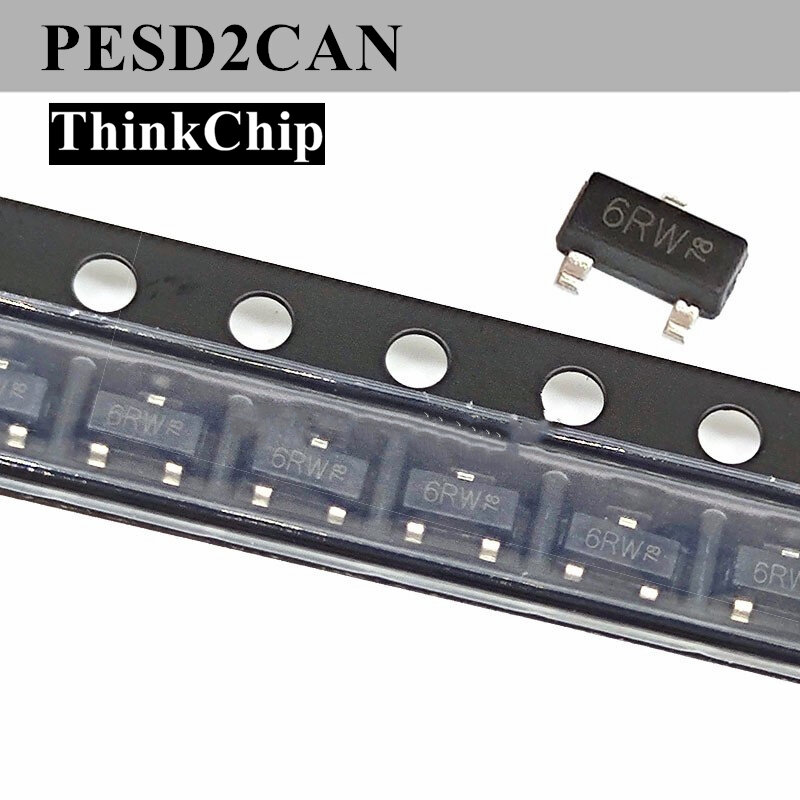 PESD2CAN SOT-23 CAN Bus ESD Protection Diode (Marking 6RW / 6RT)