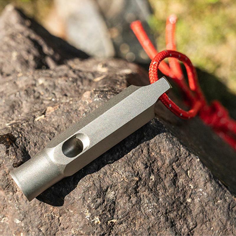 Hiking Whistles For Adults Camping Whistle Survival Whistle Survival Gear Ultralight Loud Whistle Hiking Whistle With Lanyard