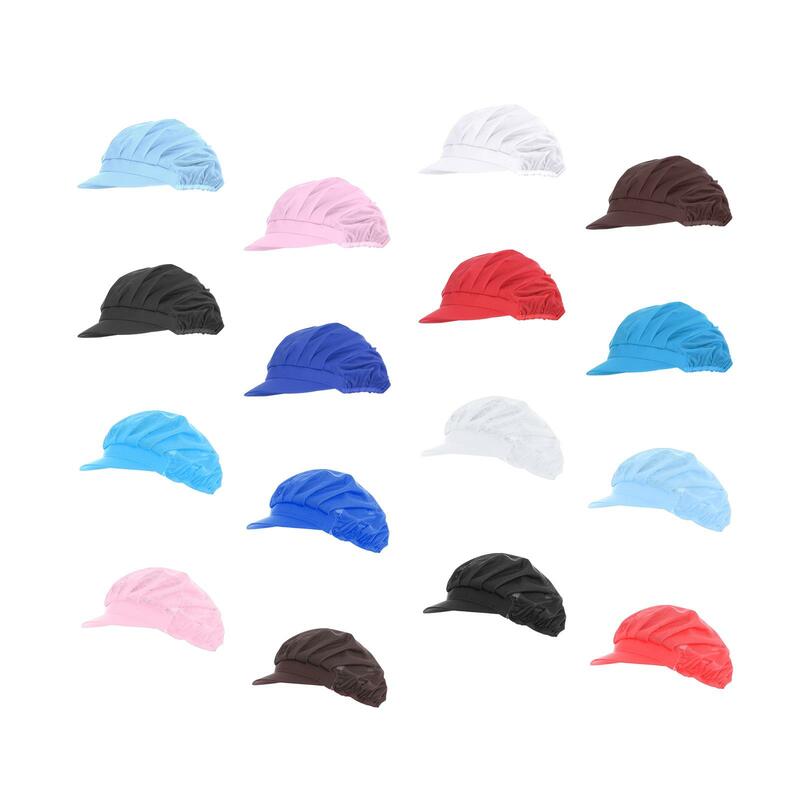 Kitchen Cooking Chef Cap Hair Nets Breathable Portable Comfortable to Wear Elastic Closure for Coffee Juice Shop Multifunctional