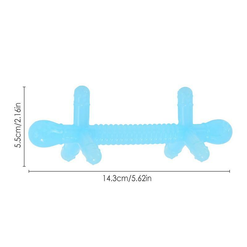 Kids Teething Toys Multi-bite Silicone Teethers 3-12 Months Bite-Resistant Teething Toys Babies Toys For Soothe KidsEmotions