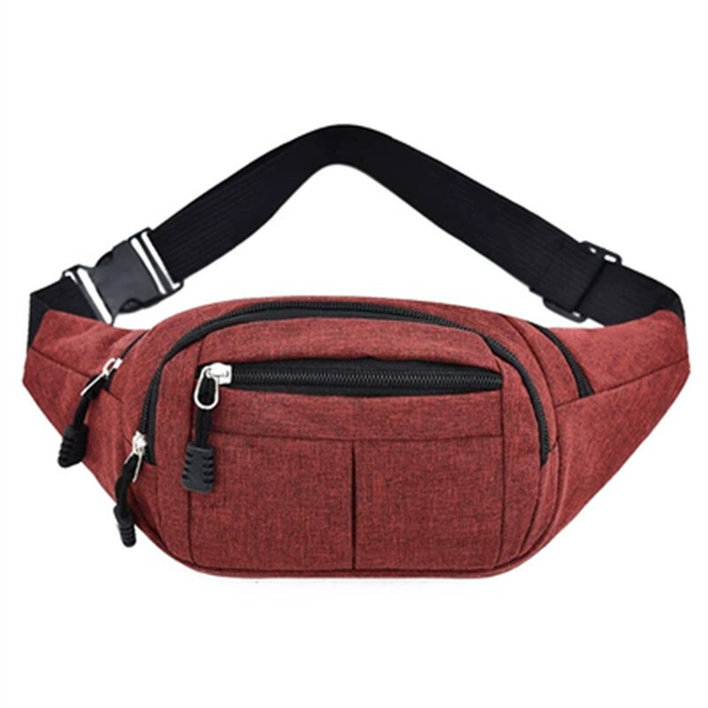 Uomo donna moda Casual Pack borsa per telefono grande borsa in tela borse da viaggio per esterni borse per l'anca marsupio