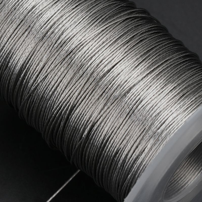Cable acero inoxidable resistente, cuerda alambre antioxidante 100M, multiusos