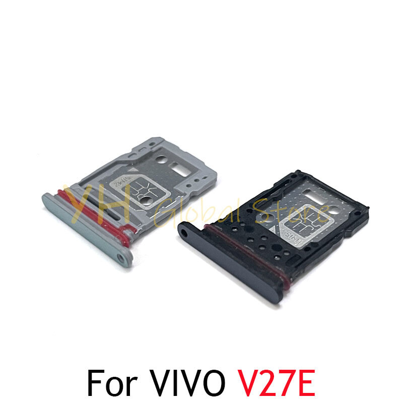 Soporte de bandeja de ranura para tarjeta Sim, piezas de reparación para VIVO V5, V9, V15, V17, V19, V20, V21, V21S, V23E, V27E, V29, Y85, Z1 Pro Lite, 20 piezas