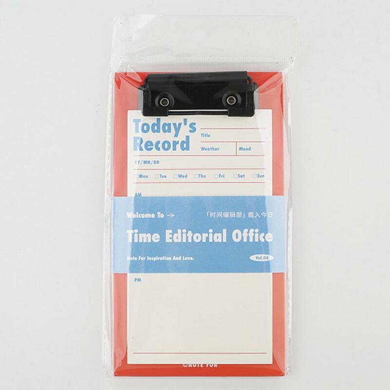 Memo Clipboard  Practical with Lines Portable  Clipboard Printing Design Memo Pad Office Supplies