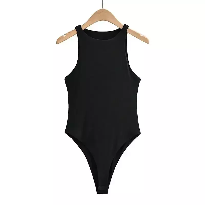 Terno de corpo feminino jumper casual sexy slim beach macacão, macacão monocromático menina, roupas de marca, roupa superior catsuit