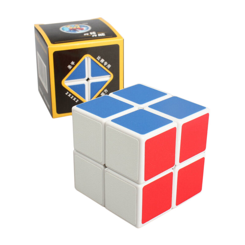 2x2 cubo mágico 2 por 2 cubo velocidade bolso adesivo quebra-cabeça cubo profissional brinquedos educativos para crianças 2x2x2 mini cubo de bolso