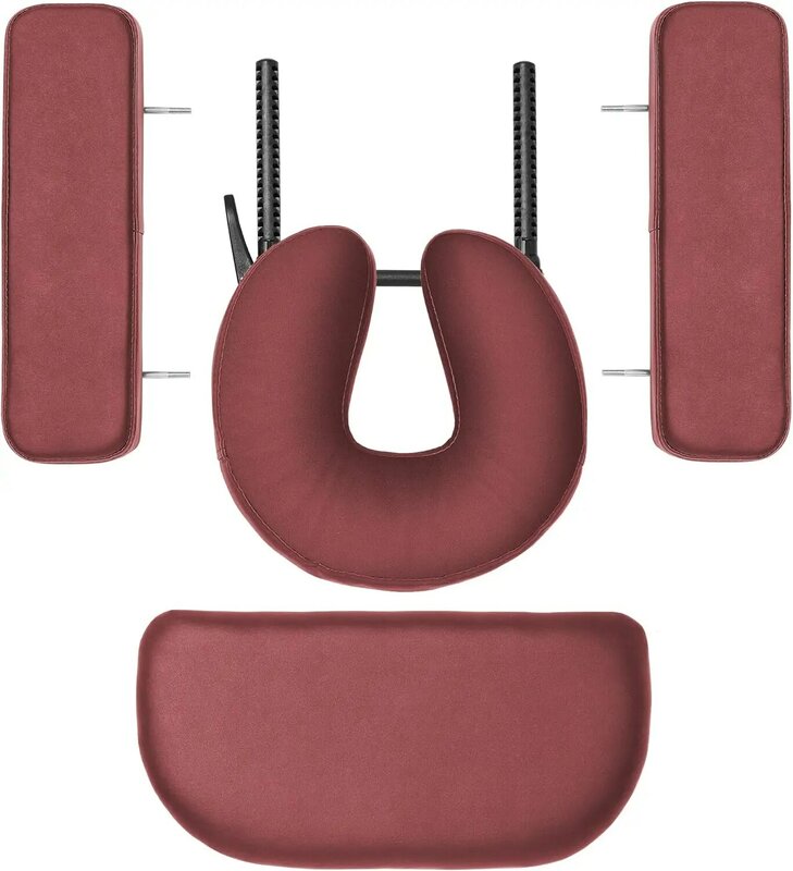 Профессиональный Портативный Легкий двухскладной массажный стол из пены с эффектом памяти салонная мебель включает подголовник, подставка для лица