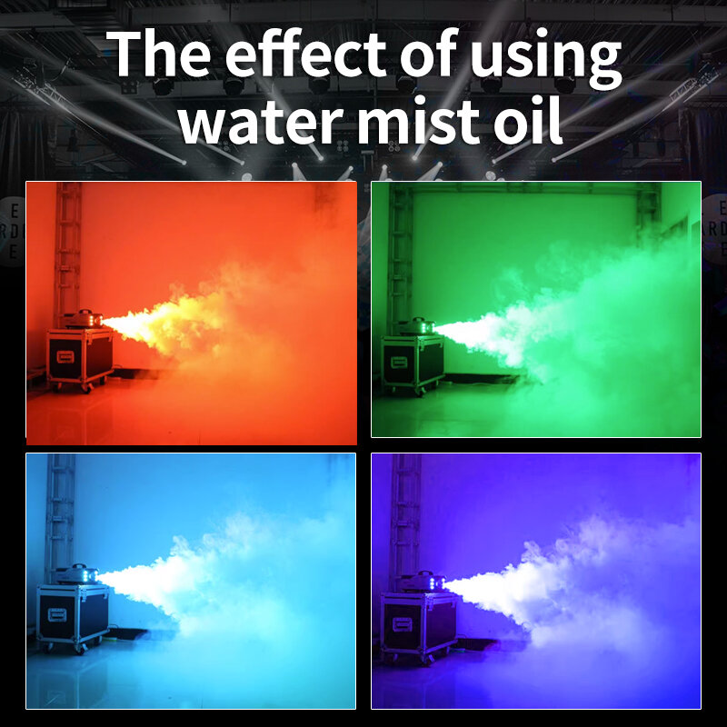 液体または流体用の防煙および油機,水ベースの煙と油を含むフォグマシン,ステージ効果用,高純度,2l