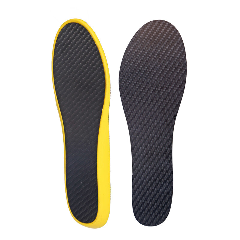 Sol sepatu penuh sol karbon olahraga kualitas tinggi sol Plantar tinggi bantalan elastis serat karbon Fasciitis Aksesori lari pria