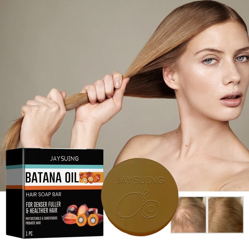 Y1UF Shampoo Sabonete Reparador Damag Hair Shampoo Bar Batana Oil Sabonete para cabelo para crescimento do cabelo