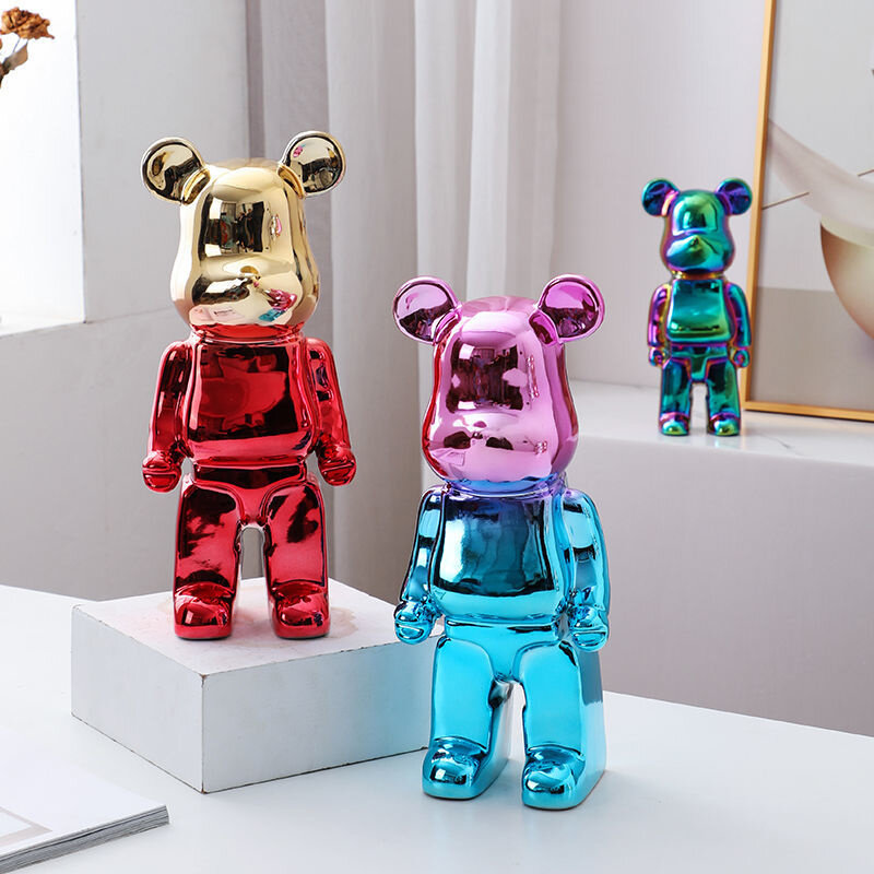 Orso nordico in resina 400% artigianato orso violente galvanotecnica scultura elettronica ornamento decorazione della casa soggiorno
