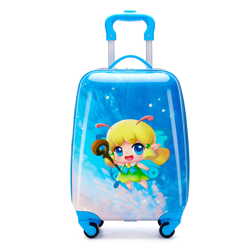 Cartoon kids Rolling Luggage trolley case children travel Suitcase on wheels 16/18 inch Spinner Carry-Ons boys girls Wheeled Bag