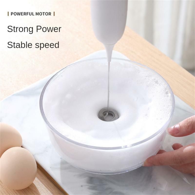 Milk Frother Portable Coffee Stirring Cappuccino Electric Milk Frother Kitchen Drink Bubbler Coffee Foam Innovative