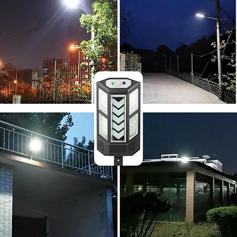 Luces de exterior alimentadas por energía Solar, Sensor de movimiento, 84 LED, 180 grados, gran angular, impermeable, pared Solar