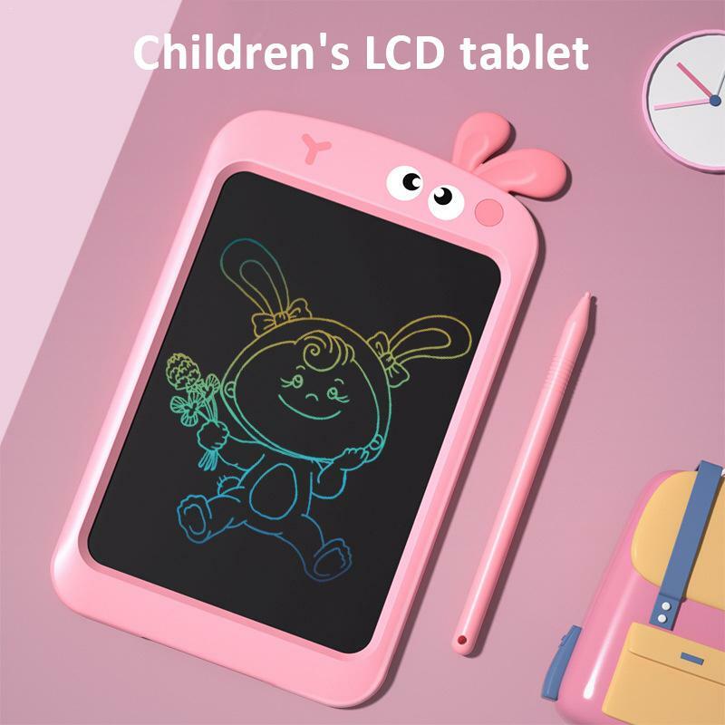 Lcd Tekening Tablet Voor Kinderen 10in Kleurrijke Uitwisbare Tekening Tablet Doodle Pad Met Slot Functie Voorschoolse Speelgoed Peuter Tekening