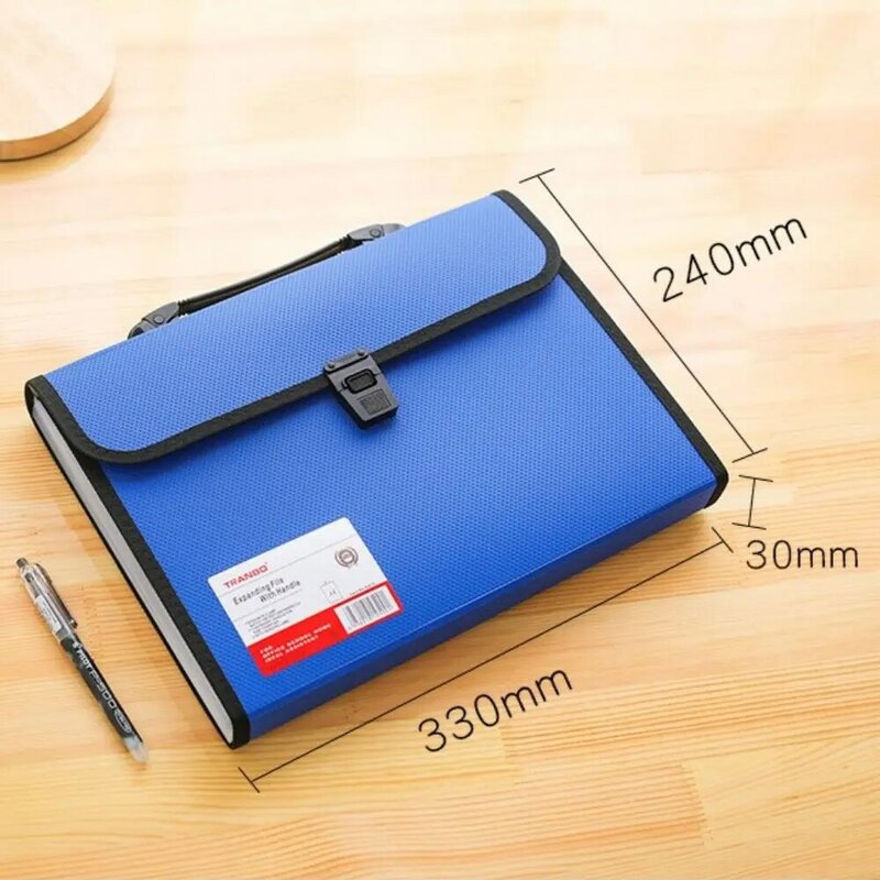 Business A4 Briefcases Expanding File Hand Held Document Bag Document Organiser Storage Wallet Paper Folder