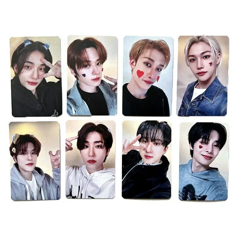 8Pcs Kpop Stray Kids New Album ROCK STAR 5-STAR Album Photo Gallery Sticker Poster Bookmark Collection Card Fans Gifts