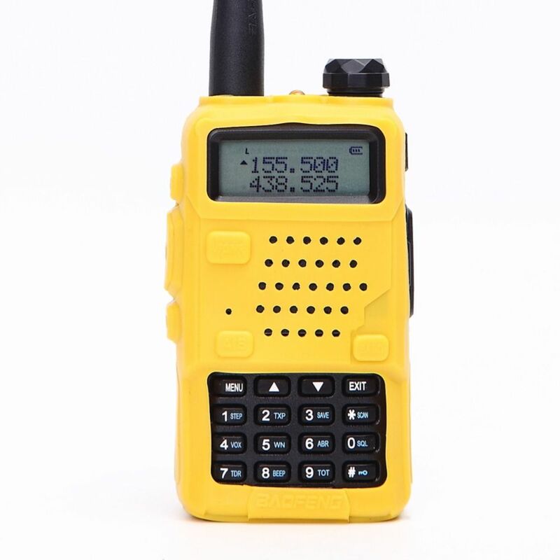 Guaina Interphone Cover Radio Mobile bidirezionale per Baofeng Cover in Silicone per Baofeng Mobile Radio Shell custodia morbida in Silicone