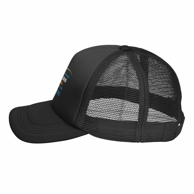 Texas Total Solar Eclipse April 8 2024 Design gorras de béisbol, sombreros de malla, gorras deportivas para adultos, calidad