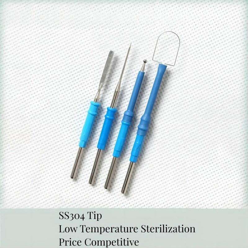 Electrocautery electrokoulator Dermal Tip elektroda dengan Spatula dapat digunakan kembali