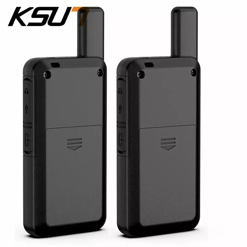 KSUN-Talkie Walperforé portable M10, équipement radio transcsec, radio amateur, radio UHF longue portée, compact et professionnel, 400-470, 2 pièces