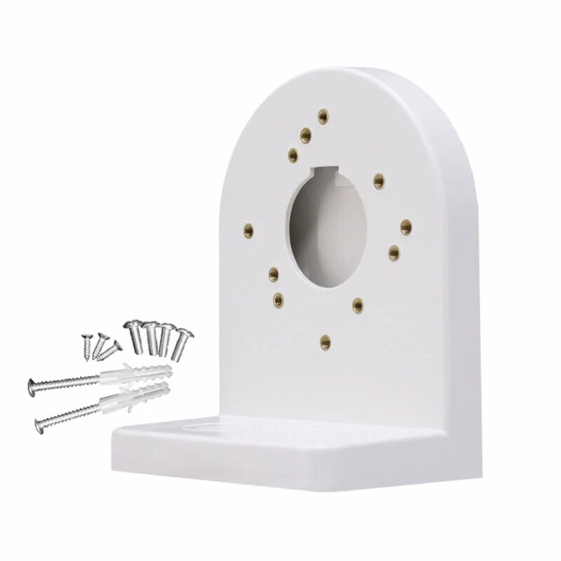 Wall Mount CCTV Dome Bracket Plastic Bracket With Screws Right Angle Universal Security Camera Bracket
