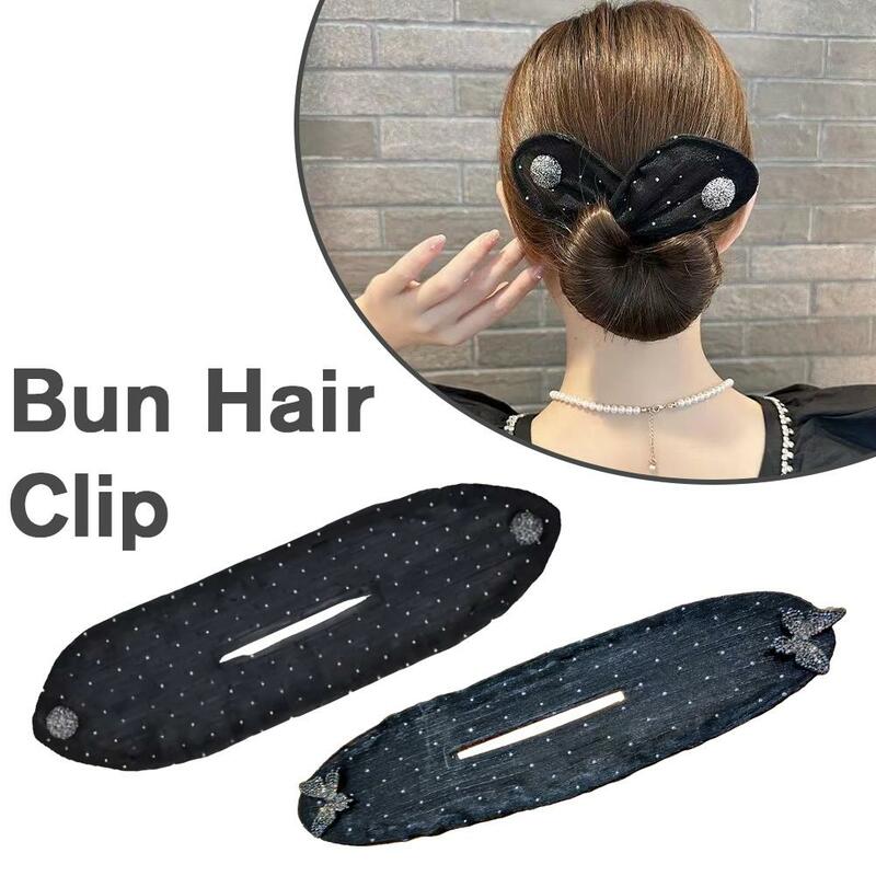1 pz Magic Twist Clamp Hair Styler coda di cavallo staffa accessori per ciambelle Fashion Girls Gentle Twist Hair Tool donna H3Z1