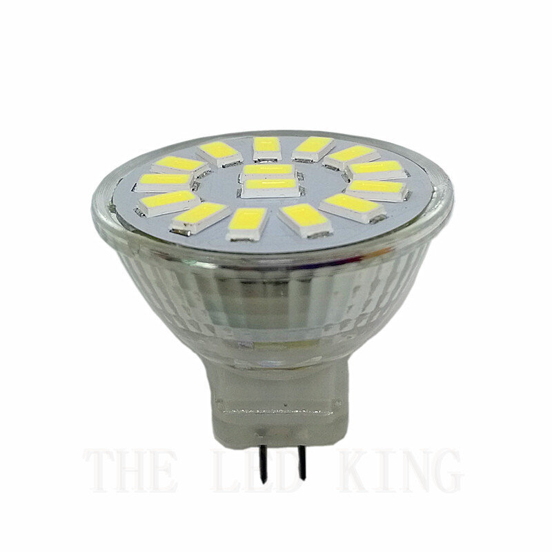 1 قطعة/الوحدة MR11 زجاج LED مصباح لمبة صغيرة LED التيار المتناوب تيار مستمر 12 فولت SMD5730 الأضواء الثريا عالية الجودة الإضاءة استبدال مصابيح الهالوجين