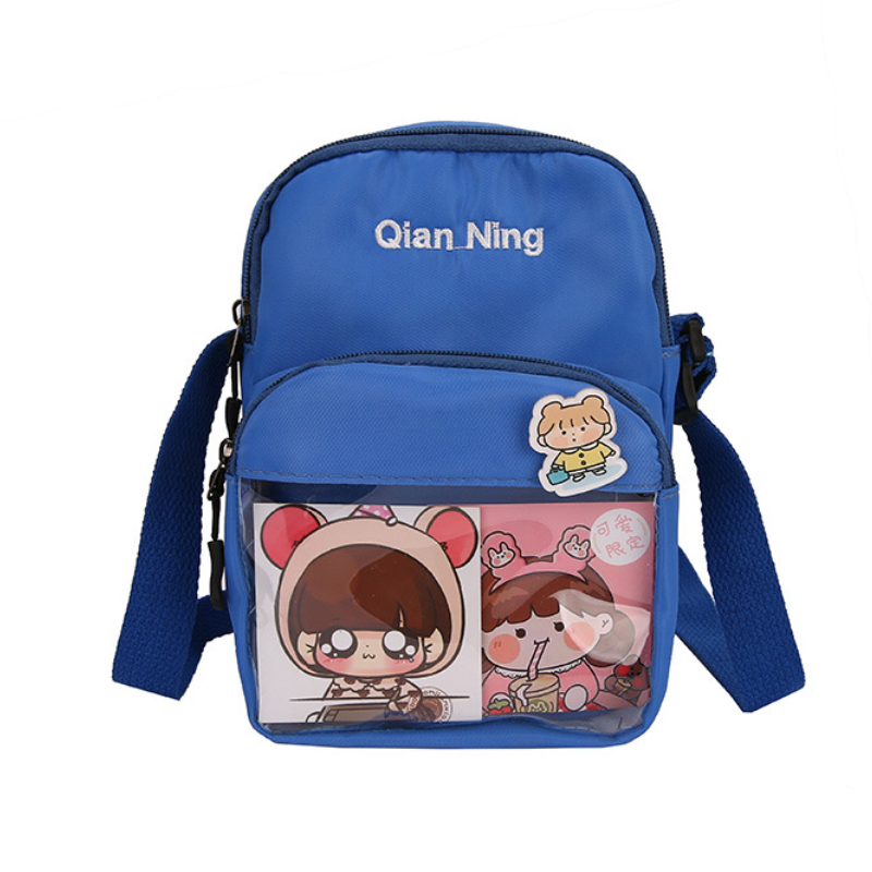Bolso de mensajero de hombro para niña, bolsa de estudiante, estilo japonés, dibujos animados, antiguo, lindo, suave, nuevo